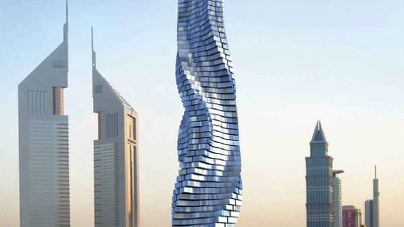La torre rotante di Dubai, un grattacielo made in Italy