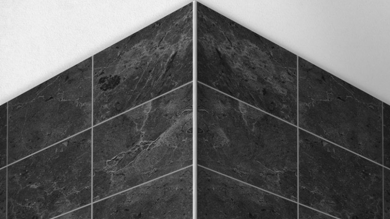 Corner profiles and corner edges for tiles, unique installation solutions