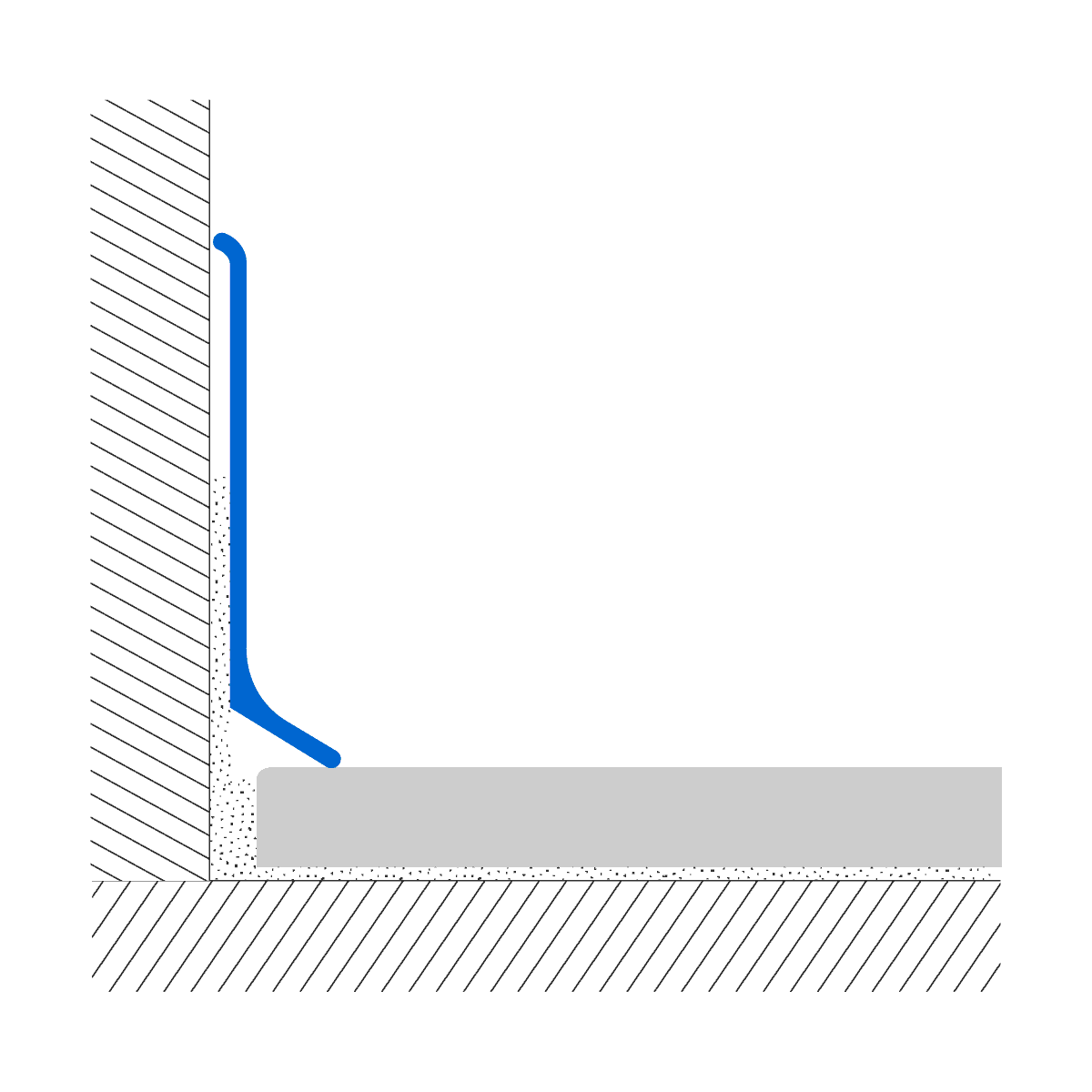 Plinthes de protection de porte épaisseur 0,8 mm en inox poli F17 - 820 x  150 mm - Le Temps des Travaux