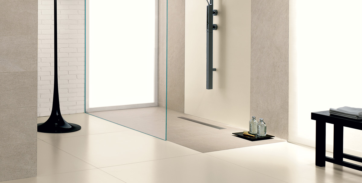 Sistemi di drenaggio Showertec Linear Profilitec