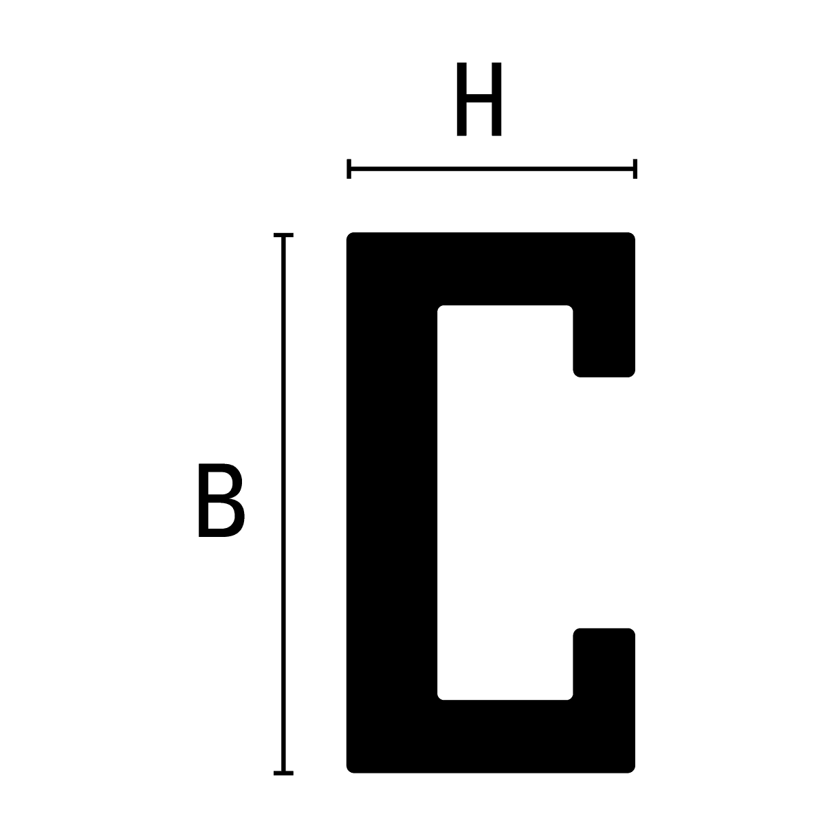 Sezione Tecnica Profili per rivestimenti Listec LI 15 A Profilitec