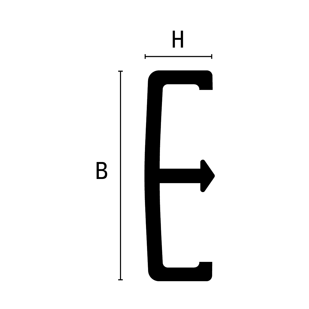 Sezione Tecnica Profili per rivestimenti Listec LI 22 A Profilitec