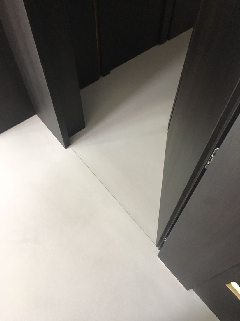 Profilo per pavimenti in resina Trimtec TR in acciaio inox AISI316